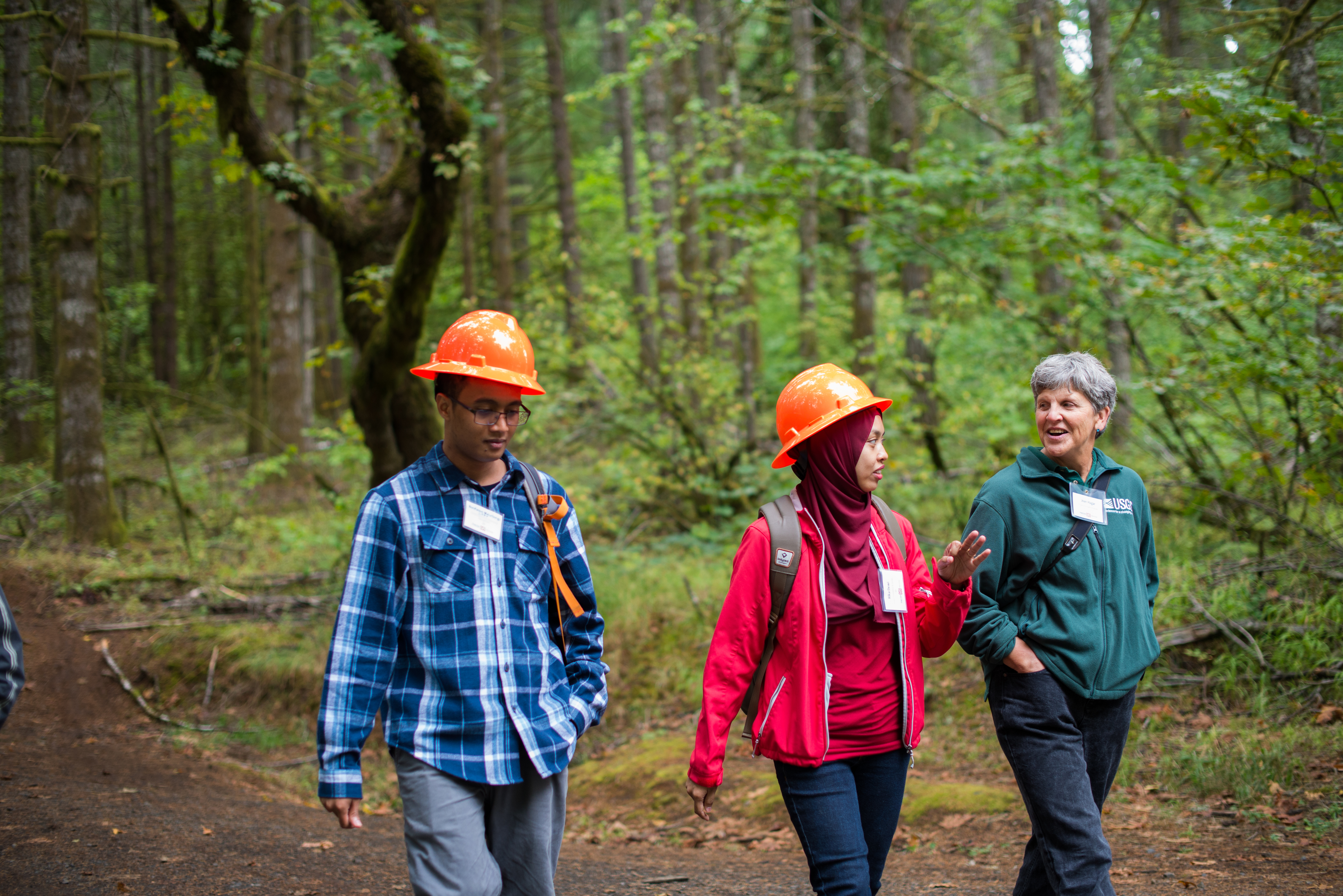 international interns in forest
